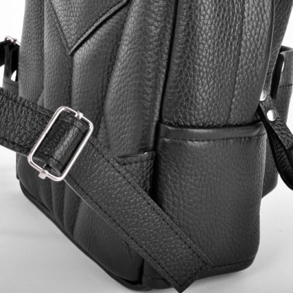 Кожаный черный рюкзак JIZUZ Carbon mini – Фото 7