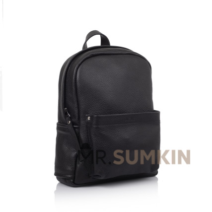 Кожаный рюкзак JIZUZ CARBON-S черный – Фото 2