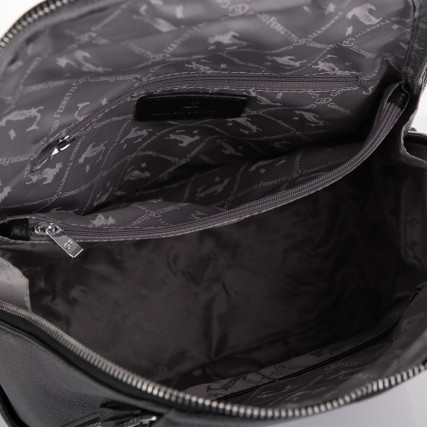 Женский кожаный рюкзак Giorgio Ferretti (Италия) черный GF2019157Ablack – Фото 5