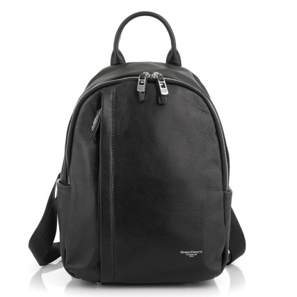 Женский кожаный рюкзак Giorgio Ferretti (Италия) черный GF6101Cblack – Фото 2