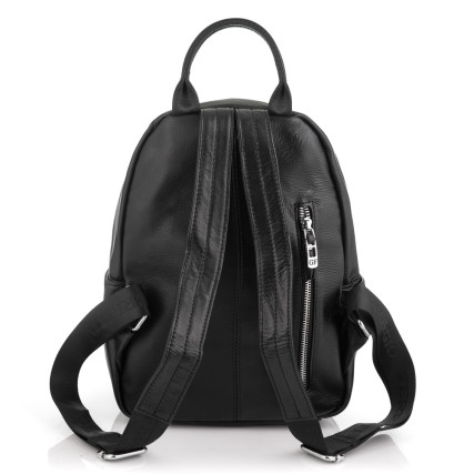 Женский кожаный рюкзак Giorgio Ferretti (Италия) черный GF6101Cblack – Фото 3