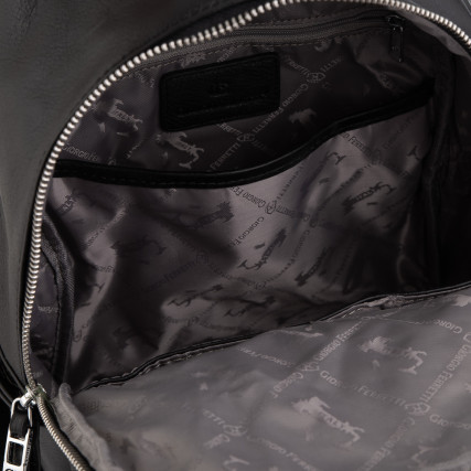 Женский кожаный рюкзак Giorgio Ferretti (Италия) черный GF6101Cblack – Фото 5