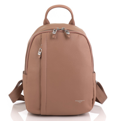 Женский кожаный рюкзак Giorgio Ferretti (Италия) пудра GF6101Cpink – Фото 2