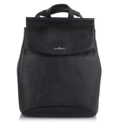 Женский кожаный рюкзак Giorgio Ferretti (Италия) черный GFA-689Ablack – Фото 2