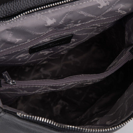Женский кожаный рюкзак Giorgio Ferretti (Италия) черный GFA-689Ablack – Фото 5
