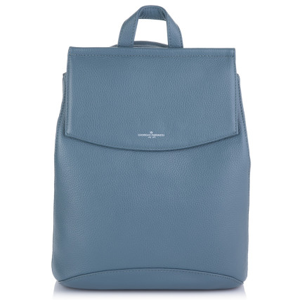 Женский кожаный рюкзак Giorgio Ferretti (Италия) темно-голубой GFA-689Ablue – Фото 2