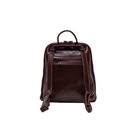 Кожаный рюкзак GRAYS бордовый GR3-801BO-BP – Фото 3