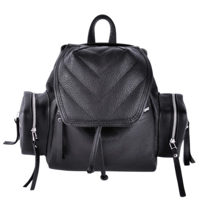 Кожаный черный рюкзак JIZUZ К 750 BLACK – Фото 1