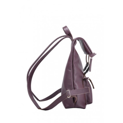 Кожаный бордовый рюкзак JIZUZ LADY DESERT WINE – Фото 3