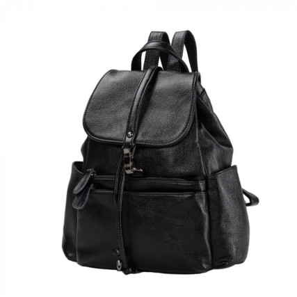 Кожаный рюкзак OLIVIA LEATHER черный nwbp27-8836A-Bp – Фото 2