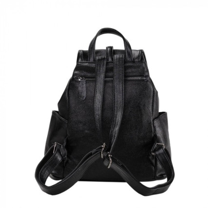 Кожаный рюкзак OLIVIA LEATHER черный nwbp27-8836A-Bp – Фото 3
