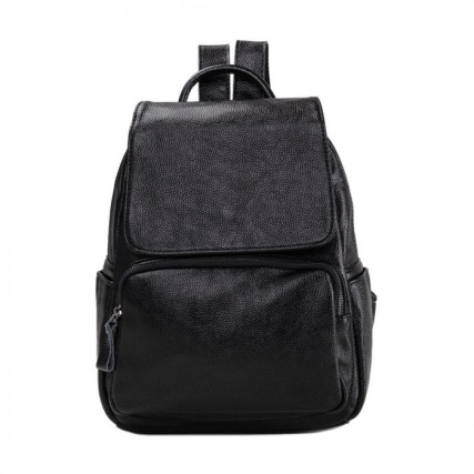 Кожаный рюкзак OLIVIA LEATHER черный nwbp27-9918A-BP – Фото 1