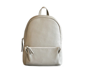 Кожаный бежевый рюкзак JIZUZ PILOT S BEIGE