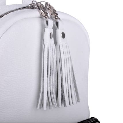 Кожаный рюкзак JIZUZ PILOT S WHITE PLUS белый – Фото 5