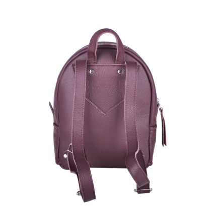 Кожаный рюкзак JIZUZ SPORT WINE ROCK бордовый – Фото 4