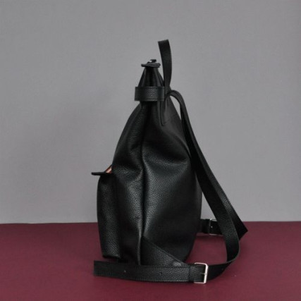 Кожаный рюкзак JIZUZ VOYAGER черный – Фото 3