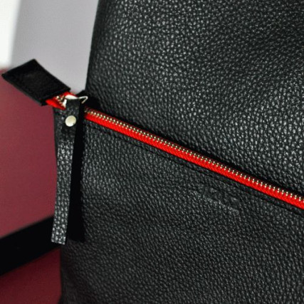 Кожаный рюкзак JIZUZ VOYAGER черный – Фото 5