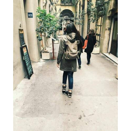 Кожаный рюкзак JIZUZ VOYAGER черный – Фото 8