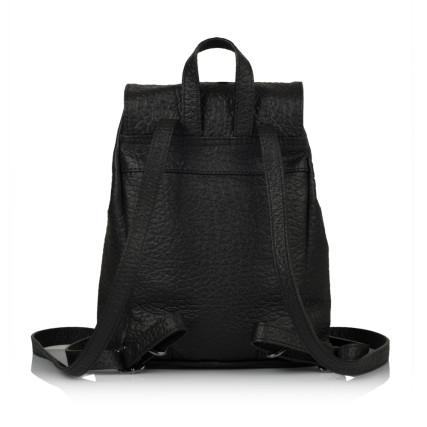 Женский кожаный рюкзак Virginia Conti (Италия) черный VC01514black – Фото 3