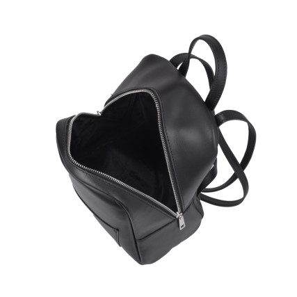 Женский кожаный рюкзак Virginia Conti (Италия) черный VC04932black – Фото 4