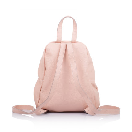 Женский розовый кожаный рюкзак Virginia Conti (Италия) розовый VC8300pink – Фото 2