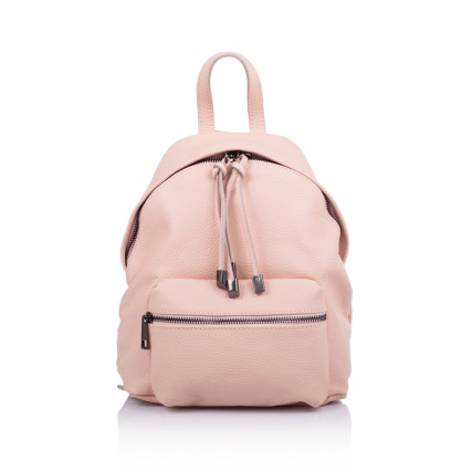 Женский розовый кожаный рюкзак Virginia Conti (Италия) розовый VC8300pink – Фото 3