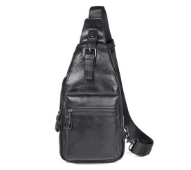 Кожаный рюкзак Buffalo Bags черный 4012A