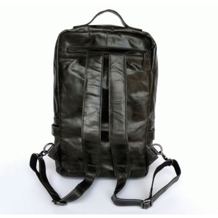 Кожаный рюкзак 7039I Buffalo Bags черный – Фото 2