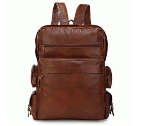 Кожаный рюкзак 7078B Buffalo Bags коричневый