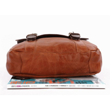 Кожаный рюкзак 7163B Buffalo Bags коричневый – Фото 4