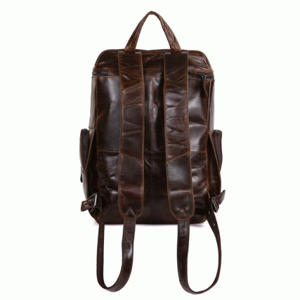 Кожаный рюкзак 7202C Buffalo Bags коричневый – Фото 2