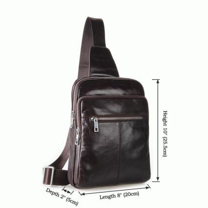 Кожаный рюкзак 7216C Buffalo Bags коричневый – Фото 6