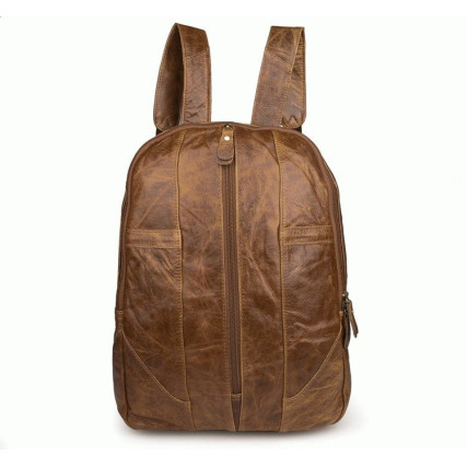 Кожаный рюкзак 7244B Buffalo Bags коричневый – Фото 1
