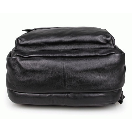 Кожаный вместительный рюкзак 7273A Buffalo Bags черный – Фото 4