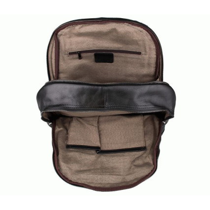 Кожаный вместительный рюкзак 7273A Buffalo Bags черный – Фото 6