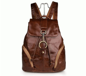 Кожаный повседневный рюкзак 7286B Buffalo Bags коричневый