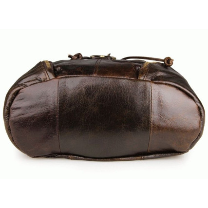 Кожаный повседневный рюкзак 7286C Buffalo Bags коричневый – Фото 4