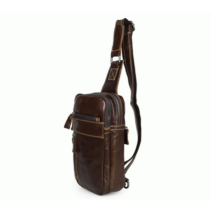 Кожаный рюкзак 7296B Buffalo Bags коричневый – Фото 2
