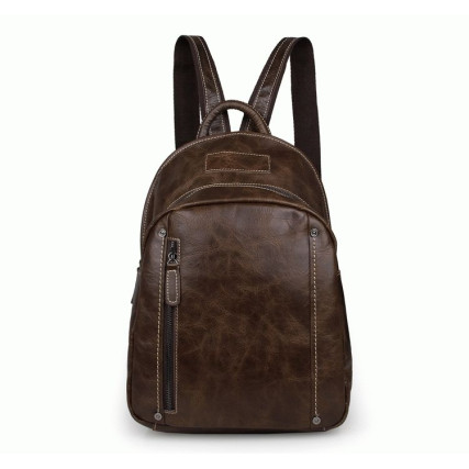 Кожаный коричневый рюкзак 7306B Buffalo Bags – Фото 1