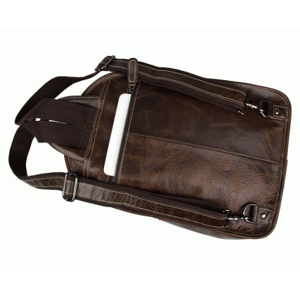 Кожаный коричневый рюкзак 7306B Buffalo Bags – Фото 3