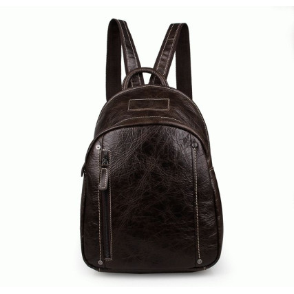 Кожаный рюкзак 7306C Buffalo Bags коричневый – Фото 1