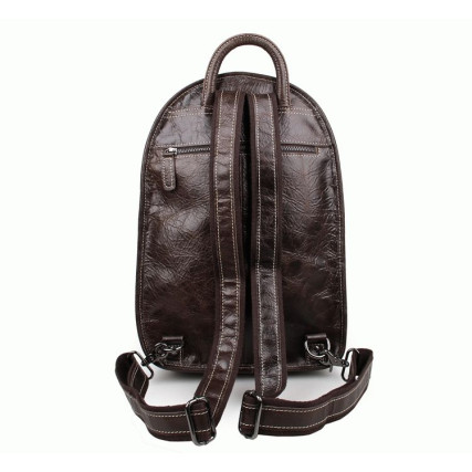 Кожаный рюкзак 7306C Buffalo Bags коричневый – Фото 2