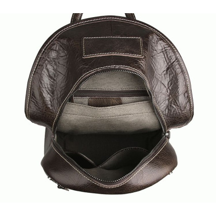 Кожаный рюкзак 7306C Buffalo Bags коричневый – Фото 5