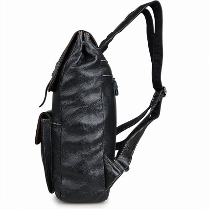 Кожаный рюкзак Buffalo Bags черный 7335A – Фото 4