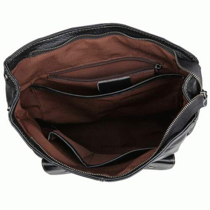 Кожаный рюкзак Buffalo Bags черный 7335A – Фото 6