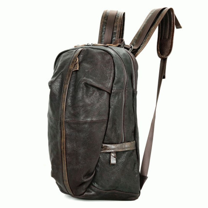 Кожаный рюкзак 7340Q Buffalo Bags коричневый – Фото 2