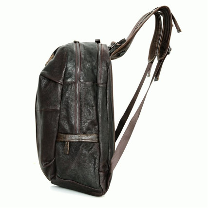 Кожаный рюкзак 7340Q Buffalo Bags коричневый – Фото 3