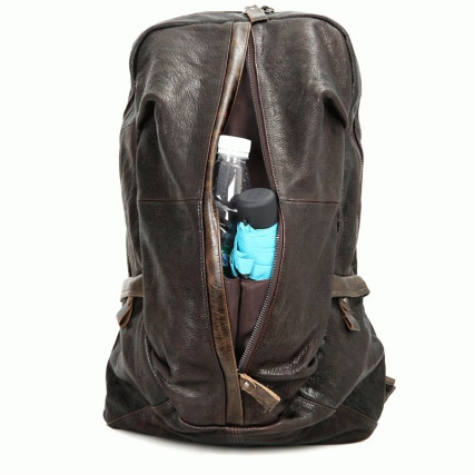 Кожаный рюкзак 7340Q Buffalo Bags коричневый – Фото 5