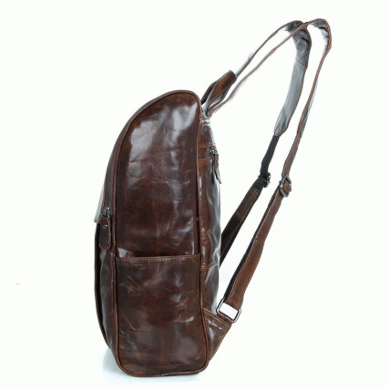 Кожаный рюкзак 7344C Buffalo Bags коричневый – Фото 4