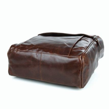 Кожаный рюкзак 7344C Buffalo Bags коричневый – Фото 6